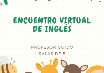 nivel inicial: Encuentro virtual de Inglés con el Profesor Guido, salas de 5 ambos turnos
