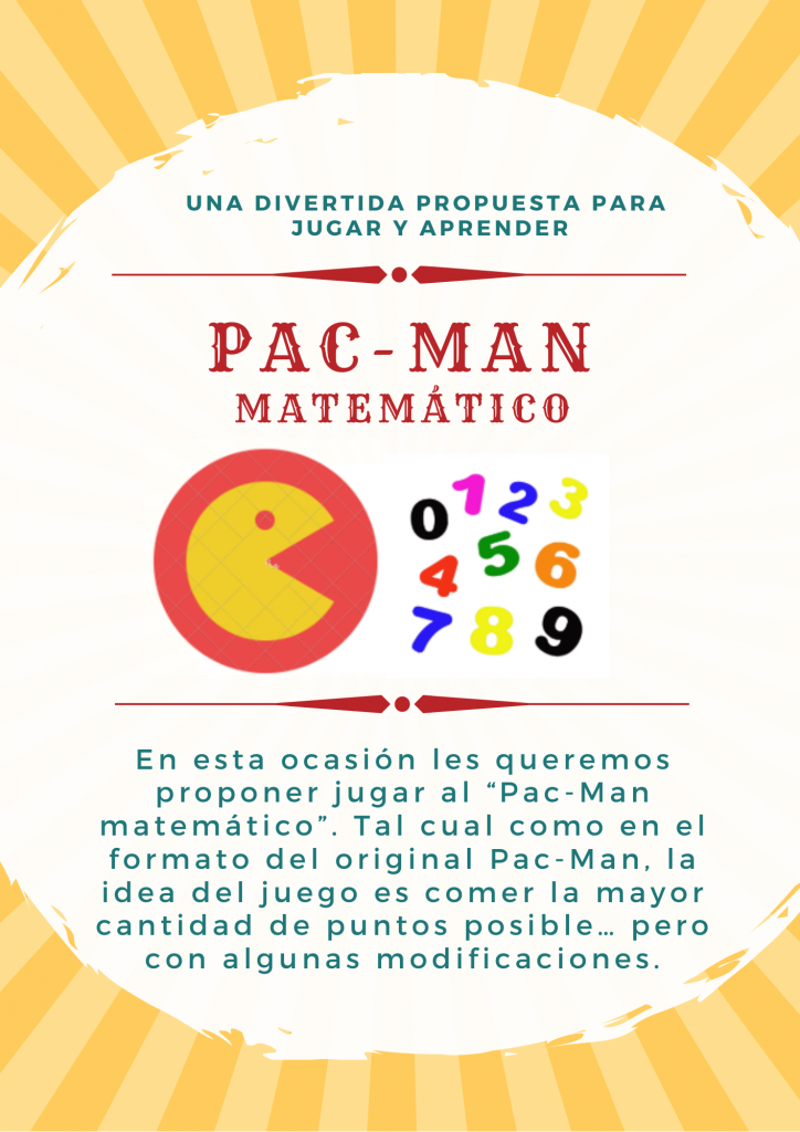 Nivel Inicial Pac Man Matematico Una Propuesta Para Sala De 5 Ima Almagro