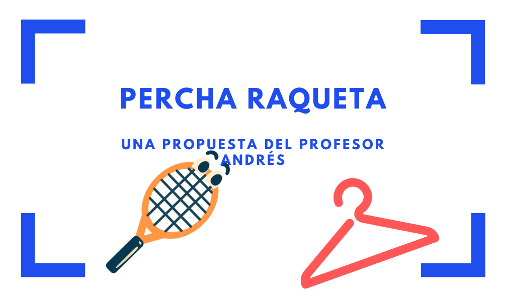 percha-raqueta