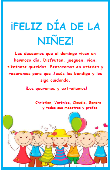 Feliz día de la niñez 16-08