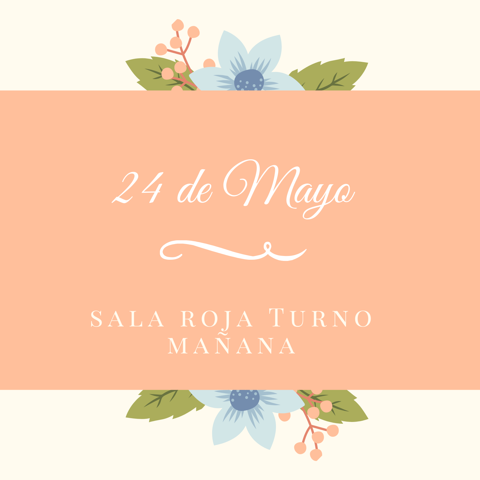 Durazno Beige Floral Despedida de Soltera Tarde Invitación