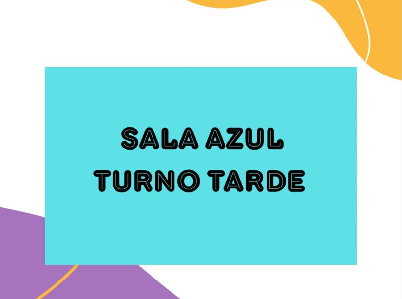 SALA AZUL – TURNO TARDE