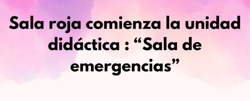 SALA ROJA – TURNO MAÑANA